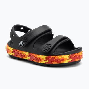 Detské sandále Crocs Crocband Cruiser Flames black
