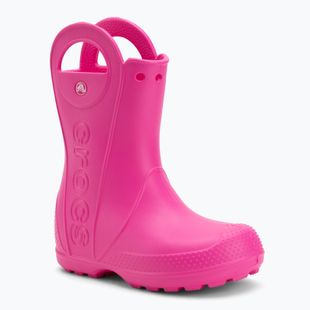 Detské gumáky Crocs Handle It Rain Boot Kids pink crush