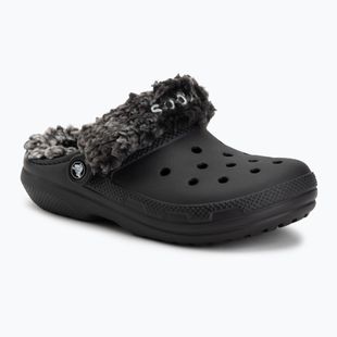 Šľapky Crocs Classic Fleece Lined black