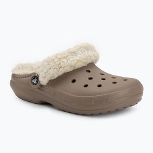 Šľapky Crocs Classic Fleece Lined mushroom