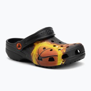 Detské šľapky Crocs Flaming Bball Clog Kids black