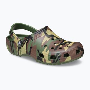 Šľapky Crocs Classic Camouflage army green/multi