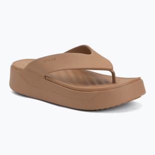 Dámske žabky Crocs Gateway Platform milk chocolate