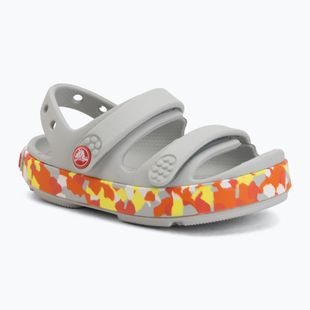 Detské sandále Crocs Crocband Cruiser Glow Confetti Band atmosphere/flame