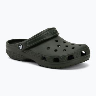 Šľapky Crocs Classic army green