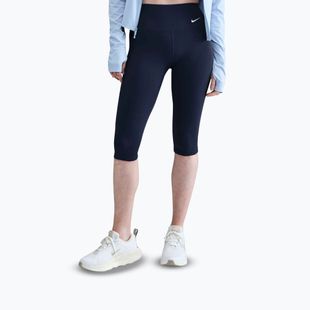 Dámske legíny Nike One High Waisted Capri midnight navy/white