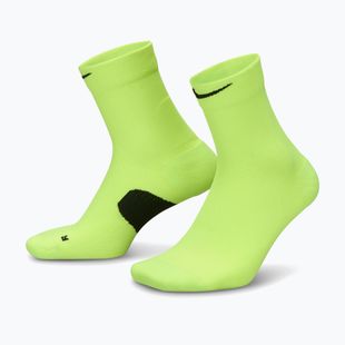 Ponožky Nike Running Midweight Micro Crew volt/black/black
