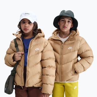 Detská zateplená bunda Nike Sportswear All Day Play hemp/white