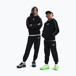 Detská tepláková súprava Nike Sportswear Club Fleece Hooded black/black/white/white