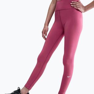 Detské legíny Nike One Dri-Fit High-Waisted sweet beet/white