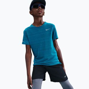Detské tréningové tričko Nike Dri-Fit Miler green abyss/green abyss