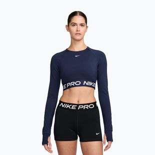 Dámsky tréningový top longsleeve Nike Pro 365 Dri-Fit midnight navy/white