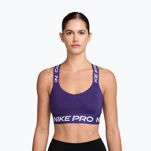 Fitness podprsenka Nike Pro Light-Support court purple/court purple/white