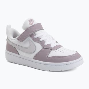 Detské topánky Nike Court Borough Low Recraft white/plum fog/white/venice