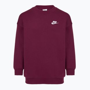 Detská mikina Nike Sportswear Club Fleece burgundy/white