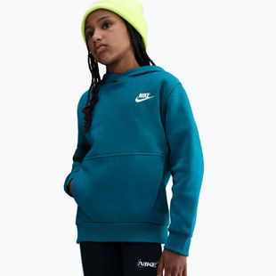 Detská mikina Nike Sportswear Club Fleece green abyss/white