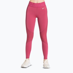 Dámske tréningové legíny Nike Pro High-Waisted sweet beet/white