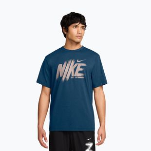 Pánske tričko Nike Hyverse Dri-Fit UV Top blue force/still red
