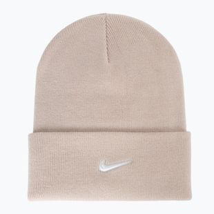 Zimná čiapka Nike Peak Swoosh Beanie s rozparkom red/white