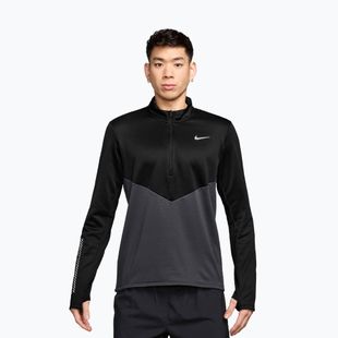 Pánska bežecká mikina Nike Pacer Winterized 1/2 Zip anthracite/black