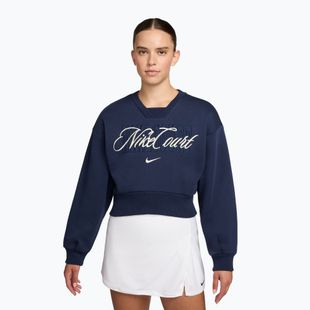 Dámska mikina Nike Court Collection French Terry Crew Neck midnight navy/sail