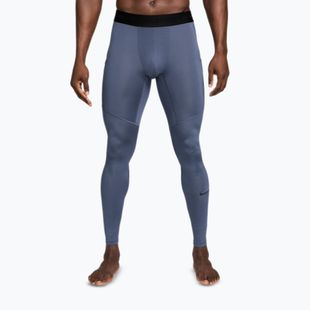 Pánske tréningové legíny Nike Pro Dri-Fit Tight Fitness diffused blue/black
