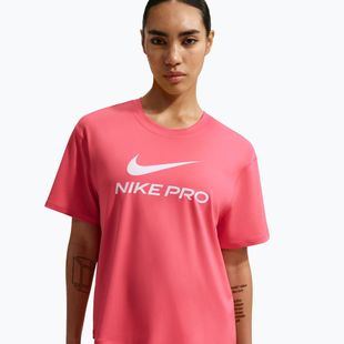 Dámske tréningové tričko Nike Pro Dri-Fit Loose sea coral/white