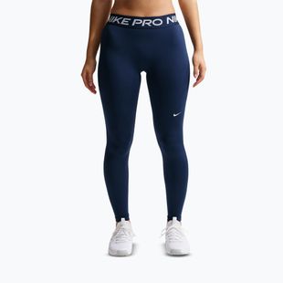 Dámske legíny Nike Pro Mid-Rise Full midnight navy/white