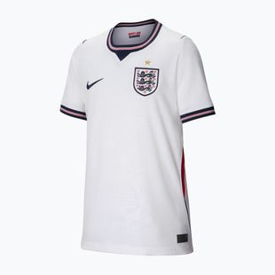 Detský futbalový dres Nike England 2026 Stadium Home white/speed red/obsidian/obsidian