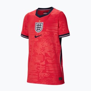 Detský futbalový dres Nike England 2026 Stadium Away speed red/obsidian/white/obsidian