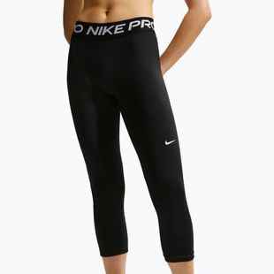 Dámske legíny Nike Pro Mid-Rise Crop black/white