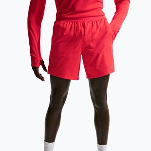 Pánske bežecké šortky Nike Stride Dri-Fit Brief-Lined 7" light crimson