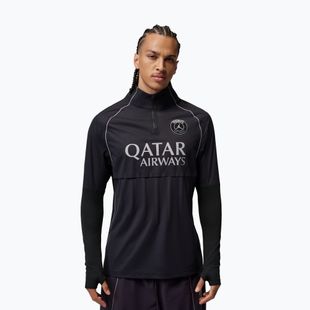 Pánske futbalové tričko longsleeve Nike Paris Saint-Germain Strike Elite SE Aerogami Shell Top black/black/atmosphere grey