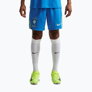 Pánske futbalové šortky Nike Brazil 2026 Stadium Home lt photo blue/light mint/white