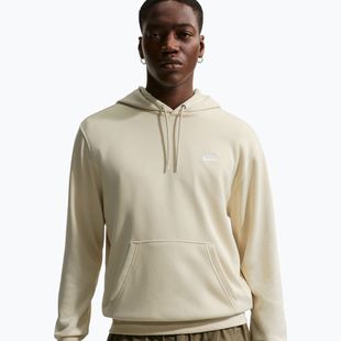 Pánska mikina Nike Club French Terry Pullover Hoodie light khaki/light khaki/white