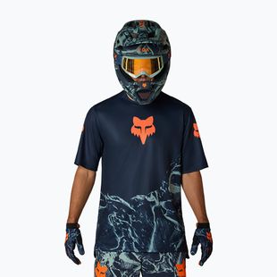 Pánsky cyklistický dres Fox Racing Ranger Image Print arctic blue