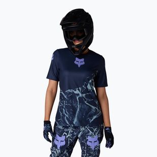 Dámsky cyklistický dres Fox Racing Ranger Image Print arctic blue