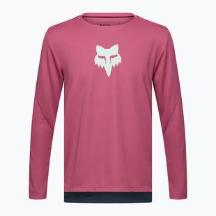 Detský cyklistický dres longsleeve Fox Racing Ranger Fox Head Jr berry