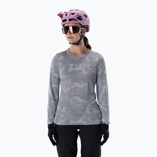 Dámsky cyklistický dres longsleeve Fox Racing Ranger Tru Dri pewter