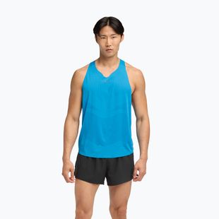 Pánske bežecké tričko HOKA Race Singlet hoka blue