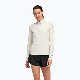 Dámska bežecká mikina HOKA GlideTech Quarter Zip ruffle salt