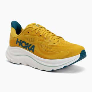 Pánske bežecké topánky HOKA Clifton 10 yellow gold/tidal wave
