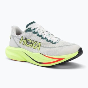 Topánky na beh pánske HOKA Mach 7 frost/neon yuzu