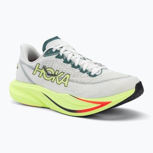 Pánske bežecké topánky HOKA Mach 7 Wide frost/neon yuzu