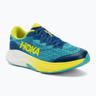 Detské bežecké topánky HOKA Rincon 4 electric aqua/neon hoka citrus
