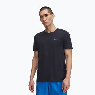 Pánske bežecké tričko Under Armour Seamless Stride washed navy/reflective