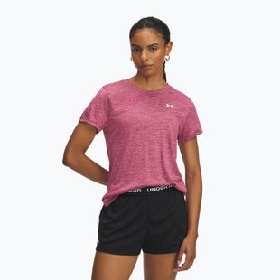 Dámské tréninkové tričko Under Armour Tech Twist fuchsie dusk/bílá