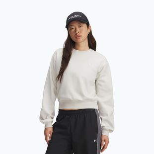 Dámska tréningová mikina Under Armour Icon Vida Fleece Crew summit white/summit white
