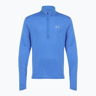 Pánska bežecká mikina Under Armour Launch 1/4 Zip blue atlantis/reflective