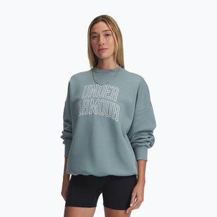 Dámska mikina Under Armour Rival Fleece Varsity Crew serpentine/white